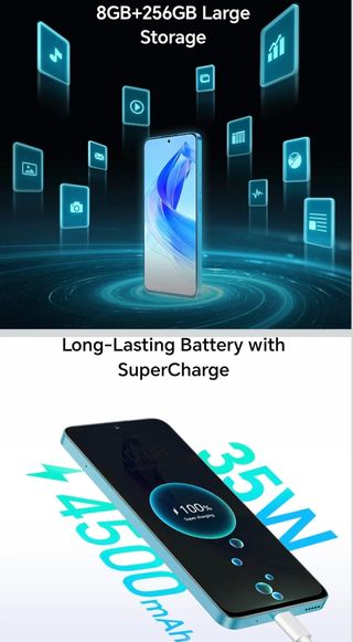 HONOR 90 Lite Smartphone 5G, 8GB+256GB