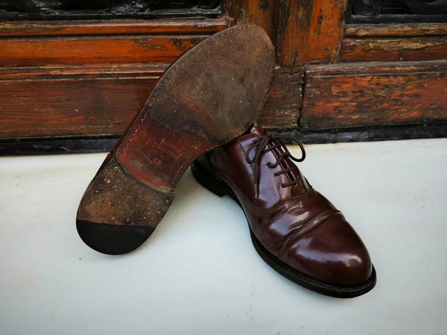 Zapatos Oxford de piel 80's