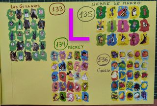 19 LÁMINAS CROMOS JUGAR: PLAYA, ORANGUTÁN, BLANCAN