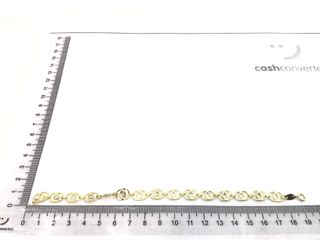 pulsera oro 18k con piedra con circonita