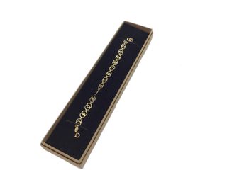 pulsera oro 18k con piedra con circonita