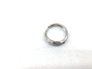 anillo plata 925mm con piedra con circonita