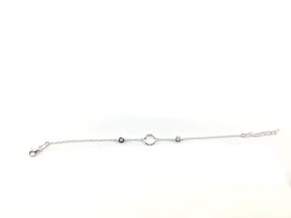 pulsera plata 925mm con piedra con circonita