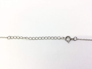 collar plata 925mm con piedra con circonita 19 5cm