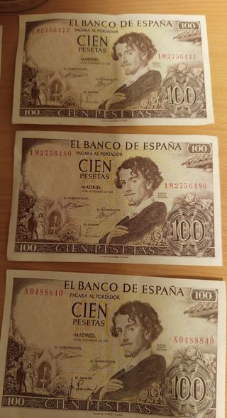 BILLETES ANTIGUOS ESPAÑA.