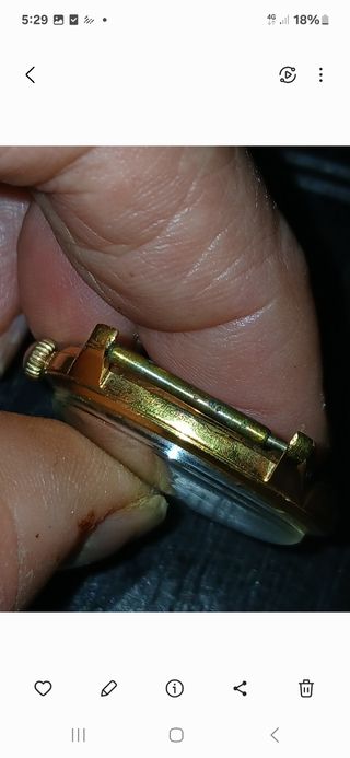 Reloj Bucherer 22 microns oro funciona cuerda