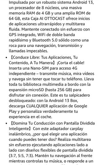 Ottocast i3: Adaptador inalámbrico Android Auto
