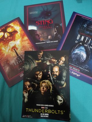 4 mini posters cine