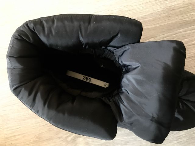 Botas Zara acolchadas negras - Talla 40