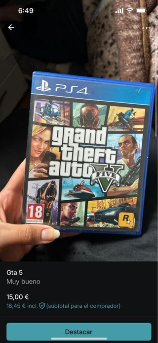 GTA V - Grand Theft Auto V PS4