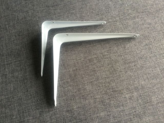 2 Supporti a Parete Bianchi - Nuovi