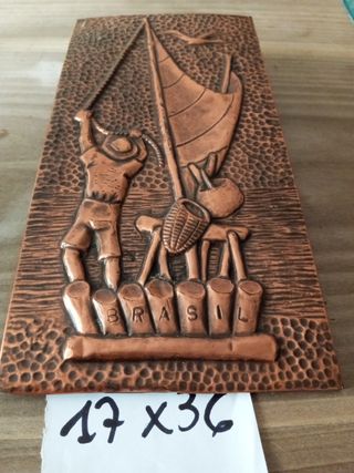 Quadro in rame - Artigianato brasiliano
