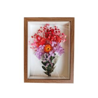 Quadretto fiori secchi - Decorazione shabby chic