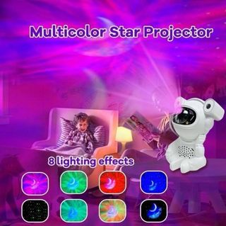 Proiettore Astronauta LED multicolore