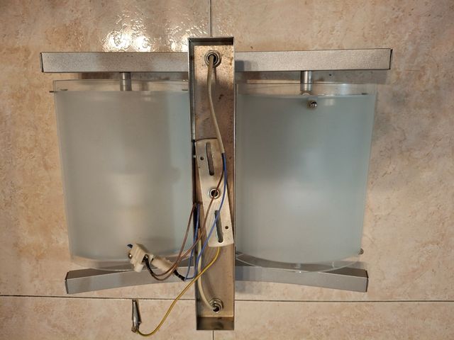 Lampara moderna 2 luces