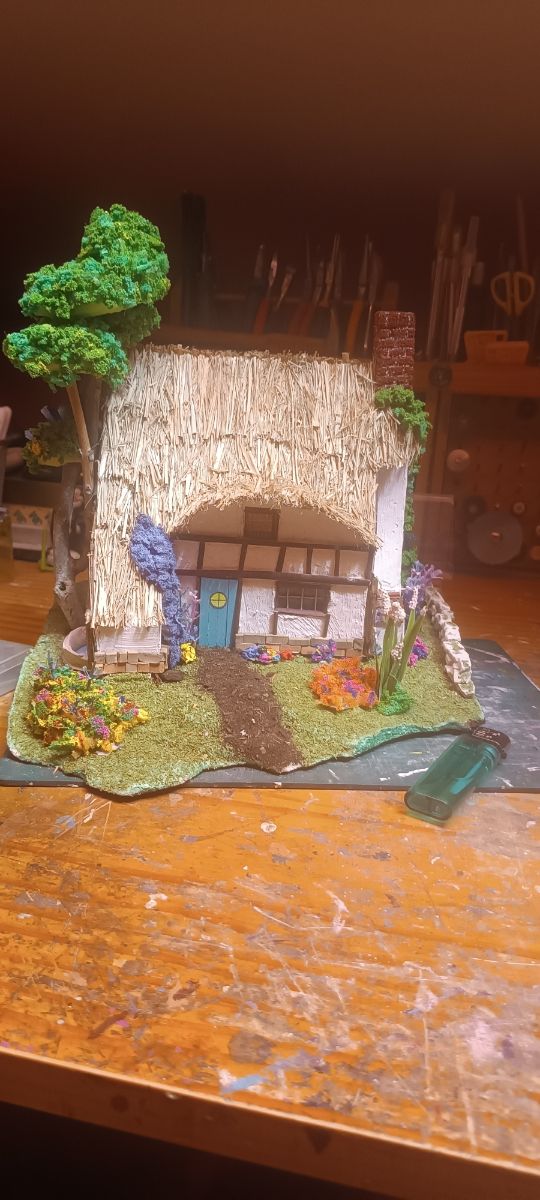 Casita artesanal de paja