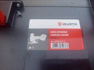 Sierra caladora inalámbrica Wurth