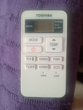 Control Toshiba Aire Acondicionado