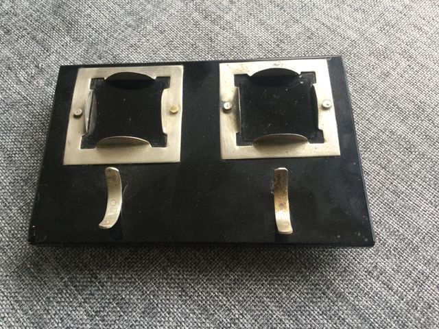 Tinteros Art Déco: cristal & metal