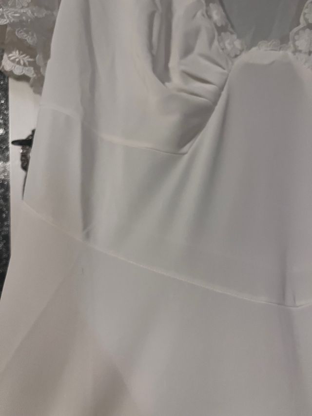 Camicia notte vintage bianca