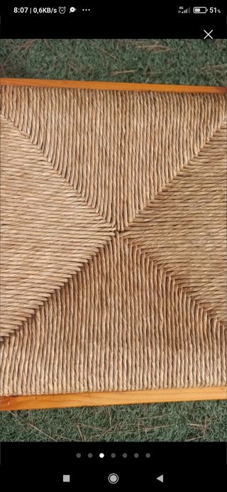 6x110€ Sillas Madera y Enea.regalo la mesa