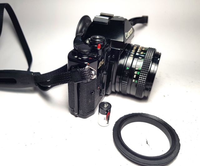 Canon A-1 + Objetivo Canon FD 50mm/1:1,8