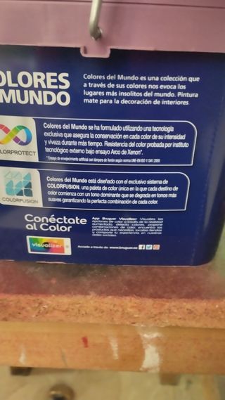 Pintura Bruguer Colores del Mundo 4L