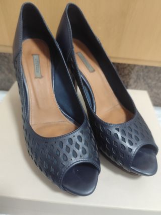 Tacones Uterqüe azules