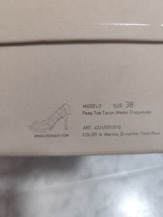 Tacones Uterqüe azules