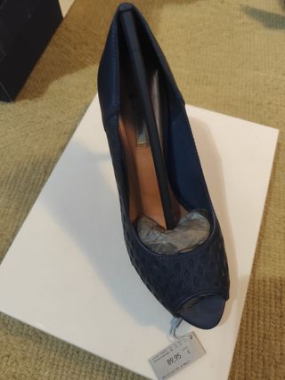 Tacones Uterqüe azules