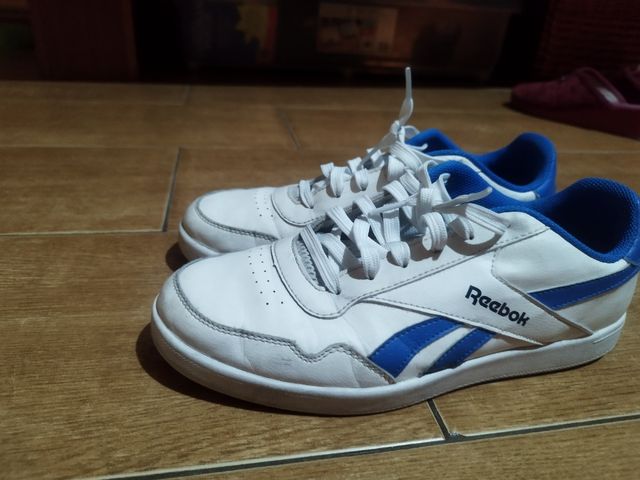 Scarpe da ginnastica Reebok bianche e blu