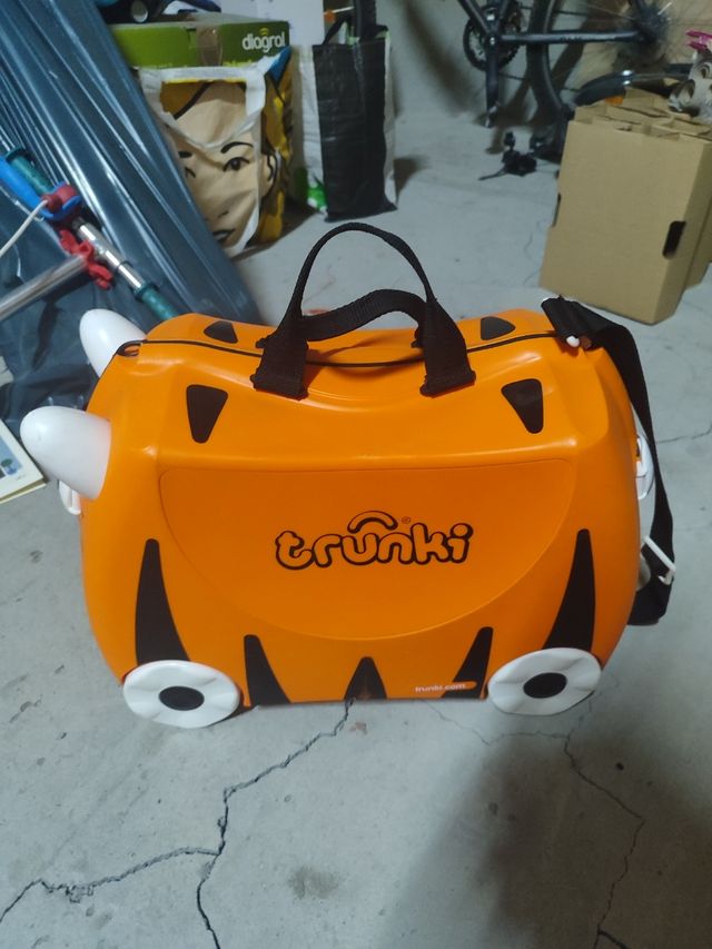 Maleta Trunki infantil naranja tigre