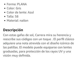 Carrera Gafas Sol Polarizadas