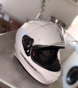 Casco MT Helmets Targo Shell blanco talla XL