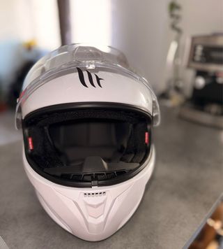 Casco MT Helmets Targo Shell blanco talla XL