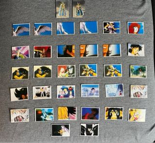 Cromos Caballeros Zodiaco + 2 albums + Poster