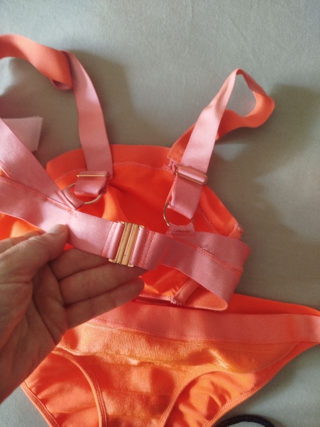 Bikini H&M naranja talla M