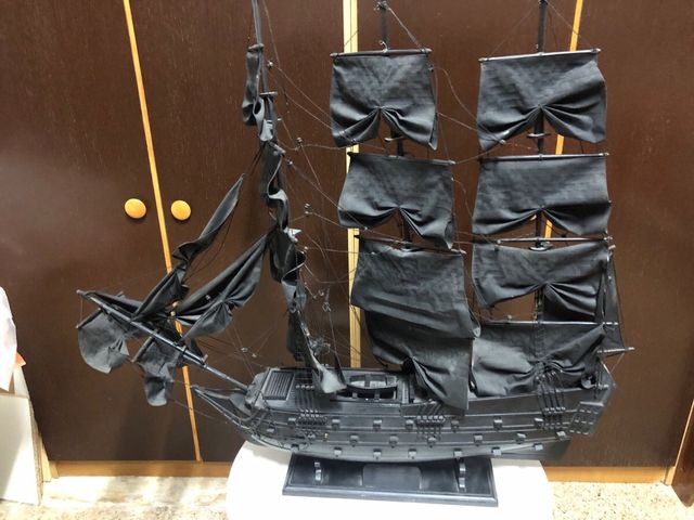 Maqueta Barco Negro