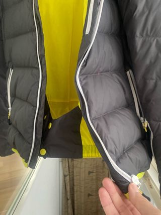 Oportunidad!!! Chaquetón Lued’ze gris-amarillo