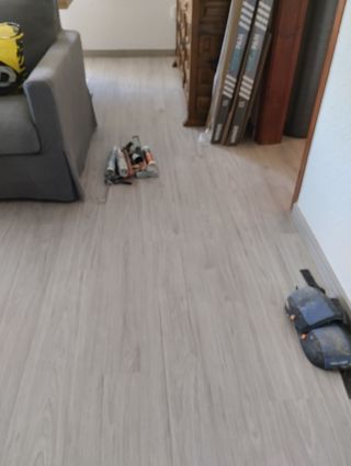Suelo laminado imitación madera