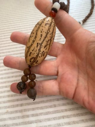 Collana artigianale legno - multi