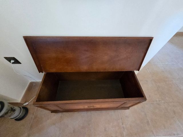 ARCA DE MADERA CON MARQUETERÍA ☎️683469031☎️