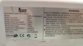 Microondas Teka MWE 320 - 700W