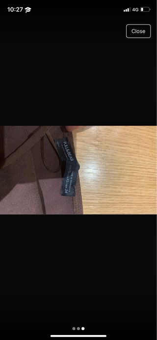 Vestido marrón ajustado