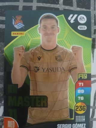 4 Cromos Adrenalyn New Master 11