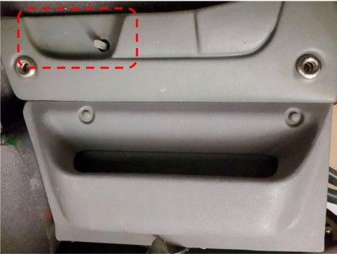 Palanca asiento contramarcha Vito W638