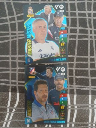 Cromos Adrenalyn Master Mister x2