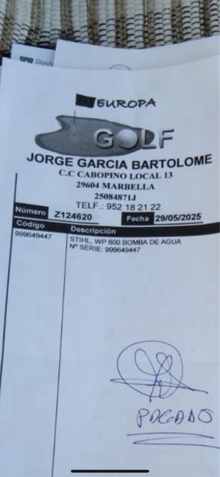 Motobomba STIHL WP 600