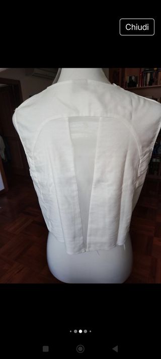 Top bianco Zara tg M