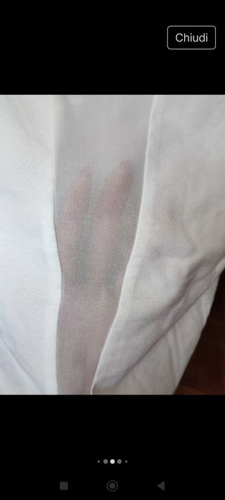 Top bianco Zara tg M